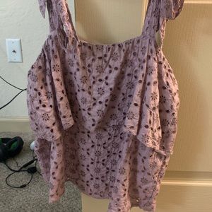 Flowy American Eagle Tanktop with Ties for your shoulders, size large, worn once